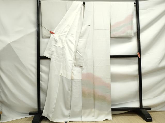 平和屋着物■訪問着　霞文　暈し染め　正絹　逸品　DABF9452qa