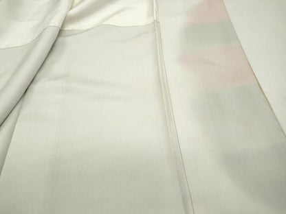 平和屋着物■訪問着　霞文　暈し染め　正絹　逸品　DABF9452qa
