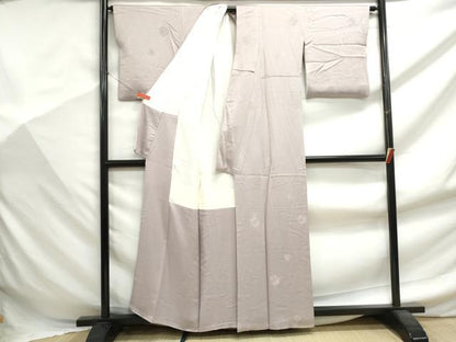 平和屋着物■訪問着　枝松文　金銀糸　正絹　逸品　DABF9453qa