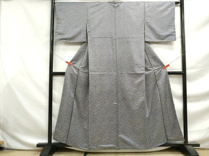 平和屋着物■上質な小紋　小花文　正絹　逸品　DABF9467qa