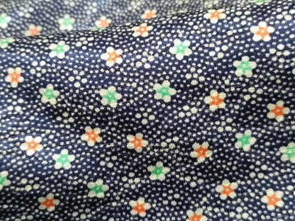 平和屋着物■上質な小紋　小花文　正絹　逸品　DABF9467qa