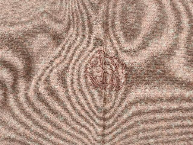 平和屋着物■上質な小紋　霞文　正絹　逸品　DABF9502qa