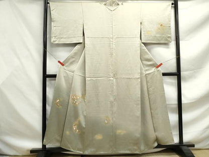 平和屋着物■訪問着　刺繍　花丸文　暈し染め　金彩　正絹　逸品　DABF9511qa