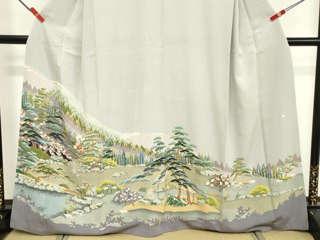 平和屋着物■豪華色留袖　作家物　遠山風景文　正絹　逸品　DABF9535cd