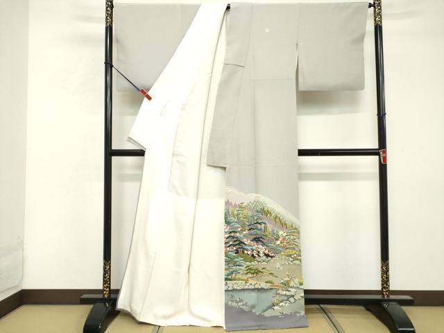 平和屋着物■豪華色留袖　作家物　遠山風景文　正絹　逸品　DABF9535cd