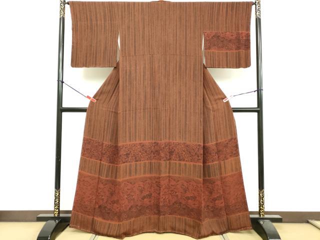平和屋着物■訪問着　辻が花　鬼しぼ縮緬　正絹　逸品　未使用　DABF9537cd