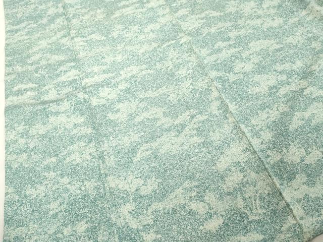 平和屋着物■上質な小紋　紬地　霞文　正絹　逸品　DABF9542cd