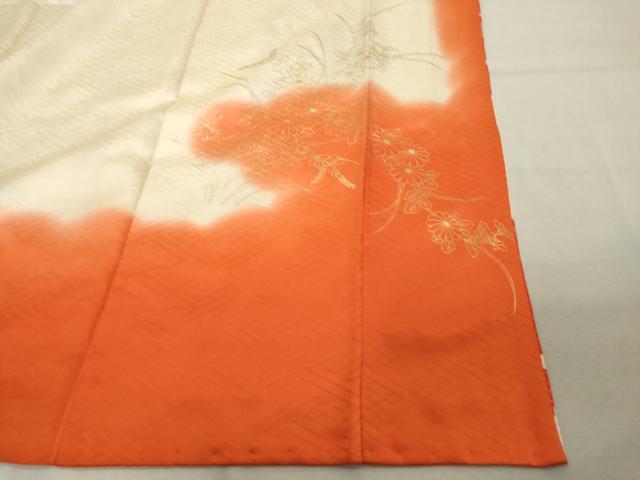 平和屋着物■豪華振袖　駒刺繍　牡丹　金彩　正絹　逸品　DABF9549cd