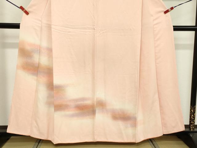 平和屋着物■訪問着　霞文　暈し染め　正絹　逸品　DABF9557cd