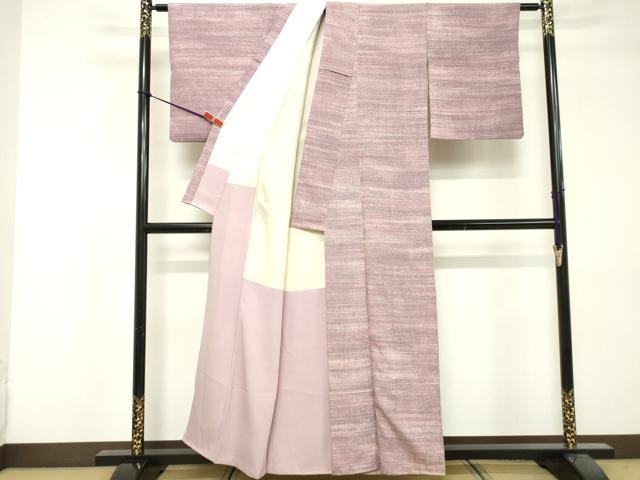 平和屋着物■上質な小紋 霞文 正絹 逸品 DABF9580cd