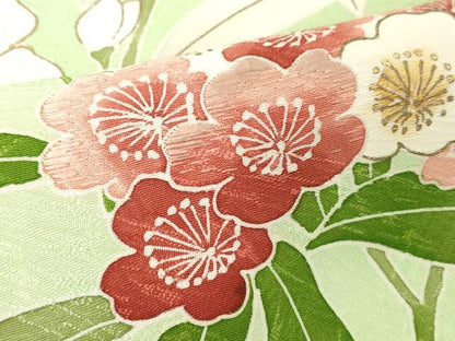 平和屋着物■訪問着 刺繍 草花文 金彩 大丸扱い 正絹 逸品 DABF9589cd