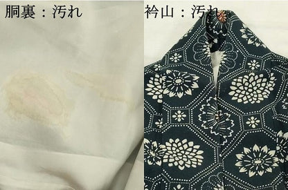 平和屋着物■上質な小紋　紬地　蜀江花文　正絹　逸品　DABF9601cd