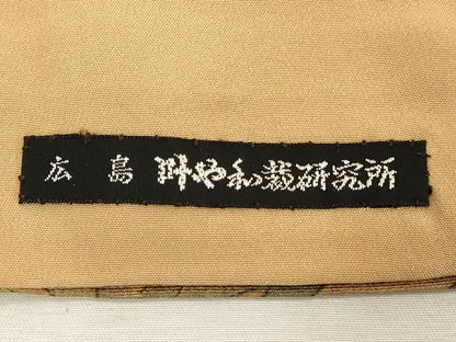 平和屋着物■上質な小紋　舞花文　正絹　逸品　DABF9610cd