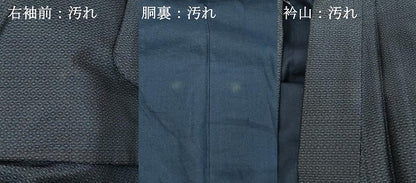 平和屋着物■男性　本場大島紬　80亀甲　総詰め　正絹　逸品　DABF9635cd