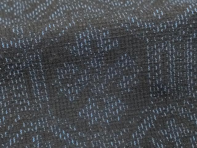 平和屋着物■上質な紬　亀甲花文　正絹　逸品　DABF9647cd