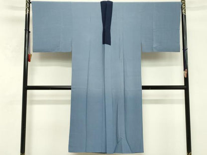 平和屋着物■男性　長襦袢　袷　手描き　風景文　正絹　逸品　DABF9660cd