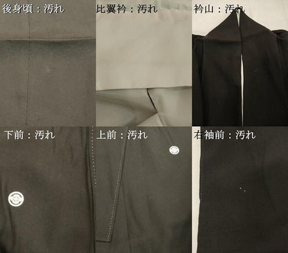 平和屋着物■豪華黒留袖　吉祥飛鶴文　金彩　正絹　逸品　DABF9668cd