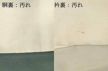 平和屋着物■上質な小紋　紬地　抽象文様　正絹　逸品　DABF9681cd