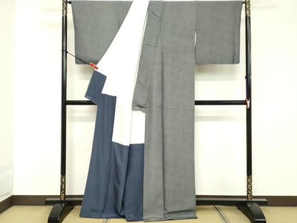 平和屋着物■江戸小紋　鮫小紋柄　正絹　逸品　DABF9701cd