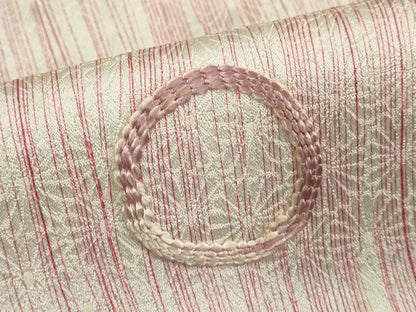 平和屋着物■訪問着　刺繍　丸文　正絹　逸品　DABF9703cd