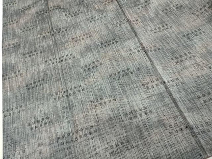 平和屋着物■上質な紬　抽象文様　正絹　逸品　DABF9709cd