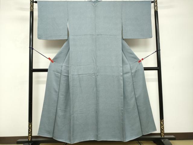 平和屋着物■江戸小紋　鮫小紋柄　唐草文　正絹　逸品　DABF9711cd