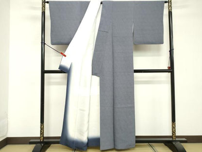 平和屋着物■江戸小紋　大小あられ　正絹　逸品　DABF9735cd