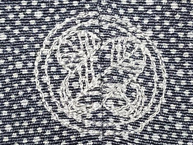 平和屋着物■江戸小紋　大小あられ　正絹　逸品　DABF9735cd