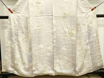 平和屋着物■訪問着　草花文　暈し染め　金彩　正絹　逸品　DABF9736cd