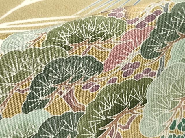 平和屋着物■豪華色留袖　友禅　作家物　流水松文　暈し染め　正絹　逸品　DABF9742cd