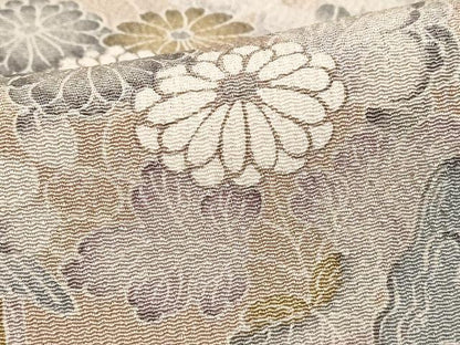 平和屋着物■訪問着　渡橋人物風景文　暈し染め　鬼しぼ縮緬　正絹　逸品　DABF9745cd
