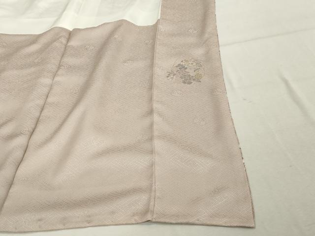 平和屋着物■訪問着　渡橋人物風景文　暈し染め　鬼しぼ縮緬　正絹　逸品　DABF9745cd