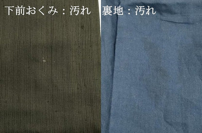 平和屋着物■男性　紬　間道　正絹　逸品　DABF9747cd