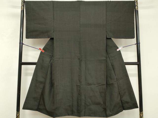 平和屋着物■男性　紬　間道　正絹　逸品　DABF9747cd