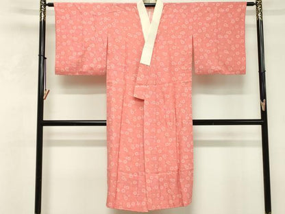 平和屋着物■長襦袢　無双仕立て　菊唐草文　正絹　逸品　DABF9749cd