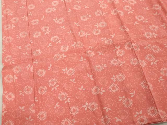 平和屋着物■長襦袢　無双仕立て　菊唐草文　正絹　逸品　DABF9749cd