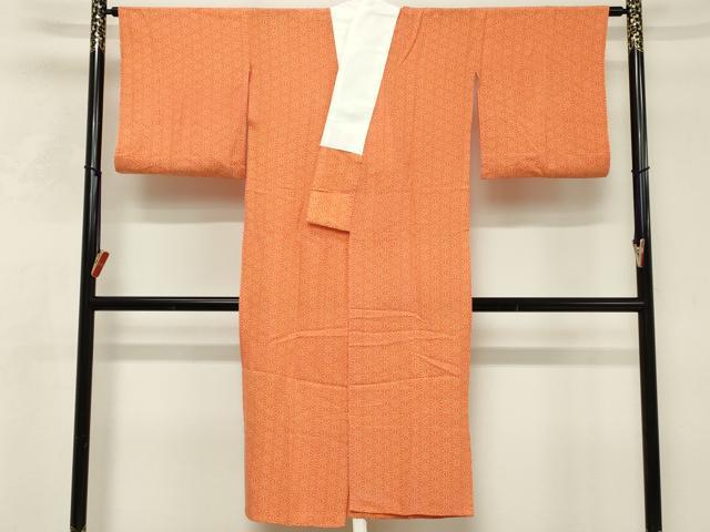 平和屋着物■長襦袢　無双仕立て　麻の葉文様　正絹　逸品　DABF9752cd