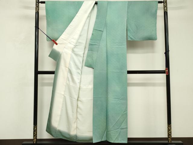 平和屋着物■上質な小紋　青海波地紋　暈し染め　正絹　逸品　DABF9760cd