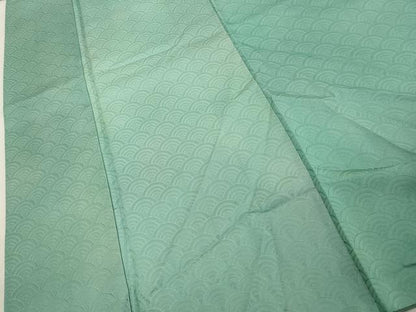 平和屋着物■上質な小紋　青海波地紋　暈し染め　正絹　逸品　DABF9760cd