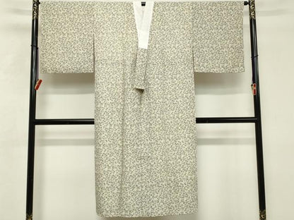 平和屋着物■長襦袢　袷　花鳥文　正絹　逸品　DABF9773cd