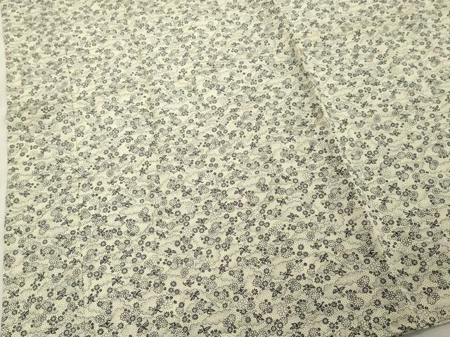 平和屋着物■長襦袢　袷　花鳥文　正絹　逸品　DABF9773cd