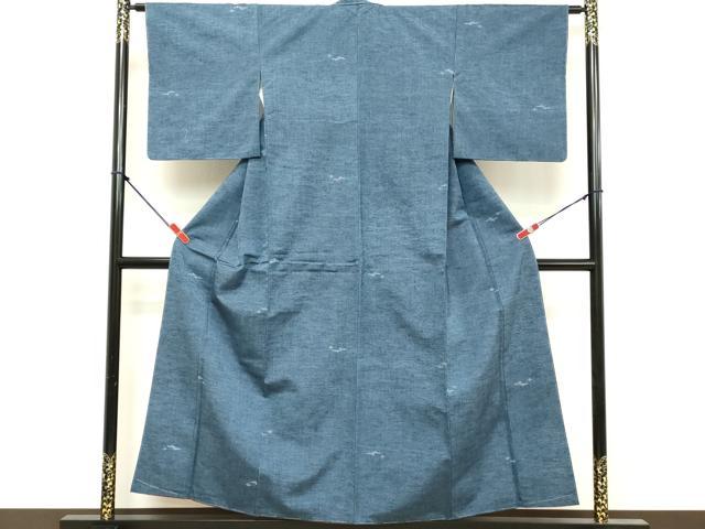 平和屋着物■上質な紬　霞文　正絹　逸品　DABF9775cd
