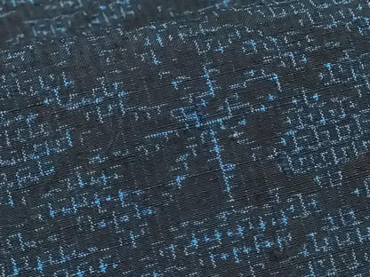 平和屋着物■上質な紬　80亀甲　幾何学花文　正絹　逸品　DABF9780cd