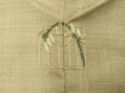 平和屋着物■上質な紬　霞文　ロング丈　正絹　逸品　DABF9782cd