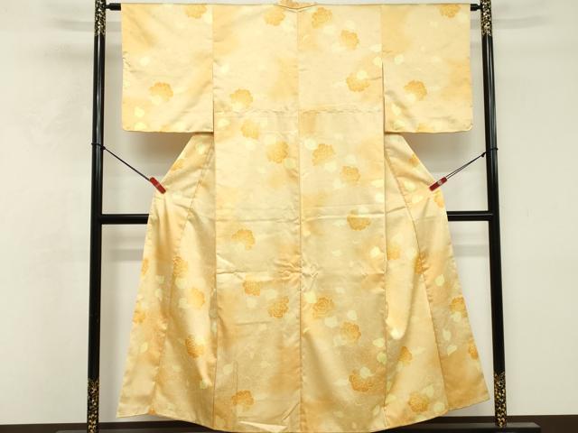 平和屋着物■上質な小紋　草花文　暈し染め　洗える着物　未使用　DABF9799cd
