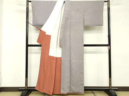 平和屋着物■訪問着　総刺繍　枝松文　正絹　逸品　DABF9802cd