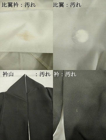 平和屋着物■豪華黒留袖　こま　飛鶴花丸文　金銀彩　正絹　逸品　DABF9810cd