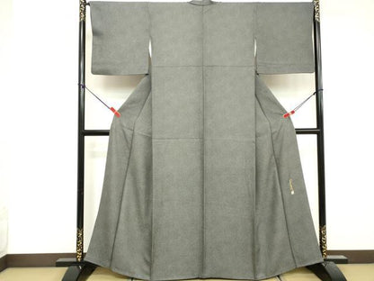 平和屋着物■江戸小紋　作家物　鮫小紋柄　正絹　逸品　DABF9816cd