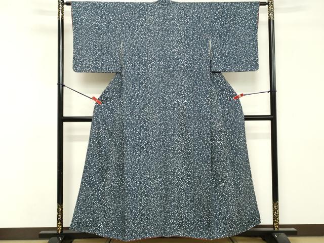 平和屋着物■上質な小紋 小花文 正絹 逸品 DABF9817cd