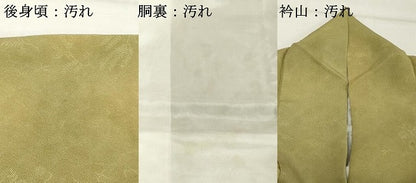 平和屋着物■江戸小紋 鮫小紋柄 草花文 暈し染め 正絹 逸品 DABF9818cd